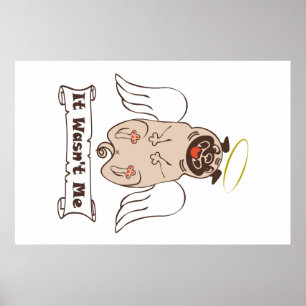 Es war kein lustiges Zitat von "Ich-Engel-Mops" Poster