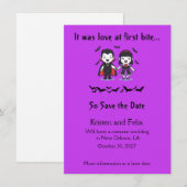 Es war Liebe auf den ersten Biss Halloween Save th The Date (Vorne/Hinten)