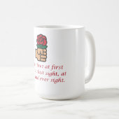 Es war Liebe auf den ersten Blick Kaffeetasse (VorderseiteRechts)