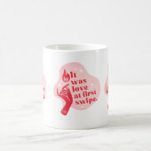 Es war Liebe auf den ersten Wisch-Mug Kaffeetasse (Mittel)