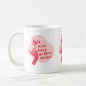 Es war Liebe auf den ersten Wisch-Mug Kaffeetasse (Links)