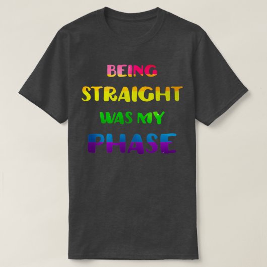 Es war mein LGBT-Stolz in der Phase, genau zu sein T-Shirt (Design vorne)