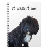 Es war nicht ich Cockapoo Notizbuch Notizblock (Vorderseite)