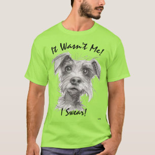 Es war nicht ich! Lustiges Hund-T-Shirt - Ich schw T-Shirt