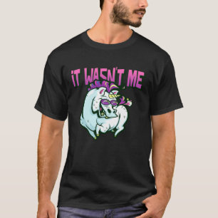Es war nicht ich Stinkendes Einhorn-Furzen Gag F T-Shirt