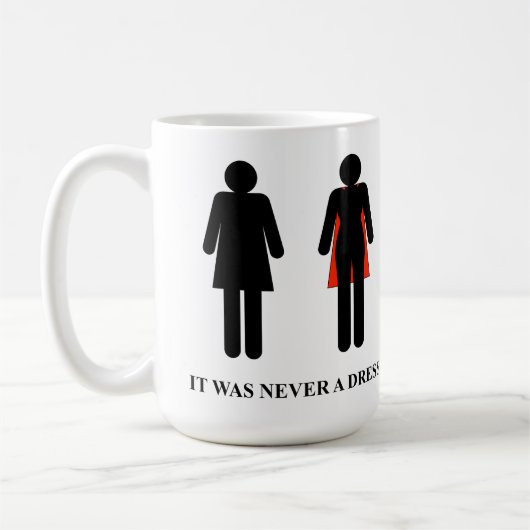 Es war nie ein Kleid - Tasse (Links)