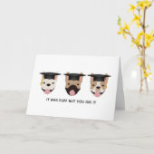 Es war Ruck, aber du hast es mit französischen Bul Karte (Gelbe Blume)