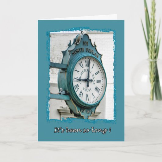 Es war so lange Karte (Vorderseite)