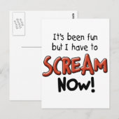 Es war Spaß Postkarte (Vorne/Hinten)