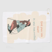 "Es war T-Shirt - toll!" Golfhandtuch (Horizontal)