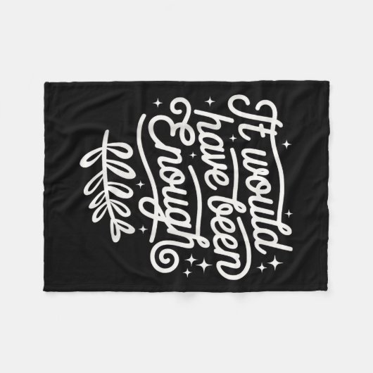 Es wäre genug gewählt worden, Leute Christlich Fleecedecke (Vorderseite (Horizontal))