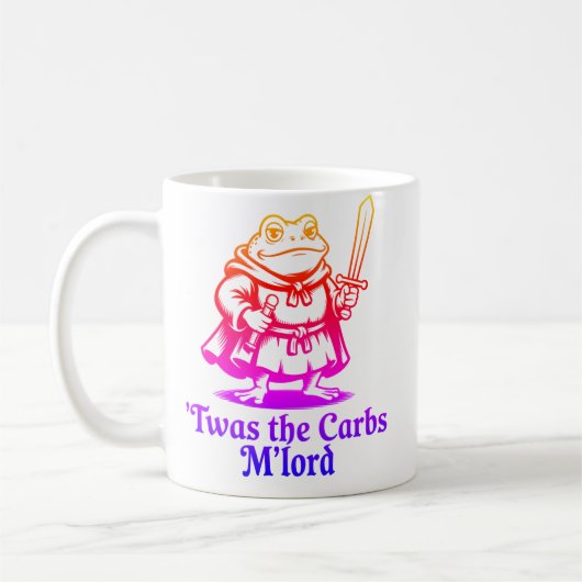 Es waren die Kohlenhydrate, M’Lord Lustiger mitte Kaffeetasse (Links)