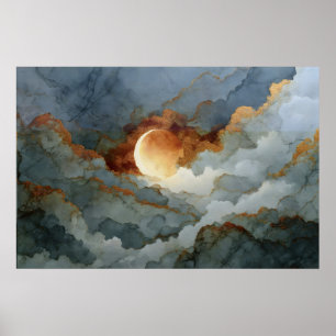 Es werde Licht ‑ Genesis 13 zum Ausdrucken Poster