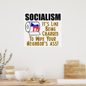 Es wird angeklagt, Sie zu wischen Nachbarn... Poster (Küche)