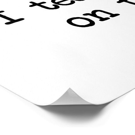 Es wird auf der Prüfung sein Poster (Ecke)