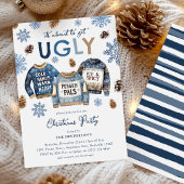 Es wird bald Ugly werden! Funny Christmas Party Einladung