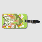 Es wird besser | Good Vibes & Groovy Feels Retro C Gepäckanhänger (Vorderseite (Horizontal))