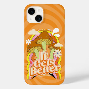 Es wird besser Gute Vibes & Groovy Feels Retro Case-Mate iPhone 14 Hülle