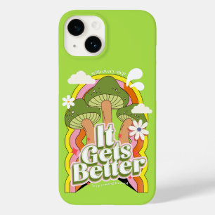 Es wird besser   Gute Vibes & Groovy Feels Retro Case-Mate iPhone 14 Hülle