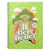 Es wird besser | Gute Vibes & Groovy fühlt sich ku Notizblock (Vorderseite)