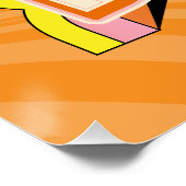 Es wird besser | Gute Vibes & Groovy fühlt sich ku Poster (Ecke)