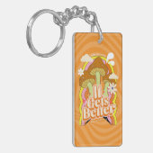 Es wird besser | Gute Vibes & Groovy fühlt sich ku Schlüsselanhänger (Vorderseite links)