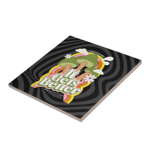Es wird besser Gute Vibes & Groovy Gefühle Custo Fliese