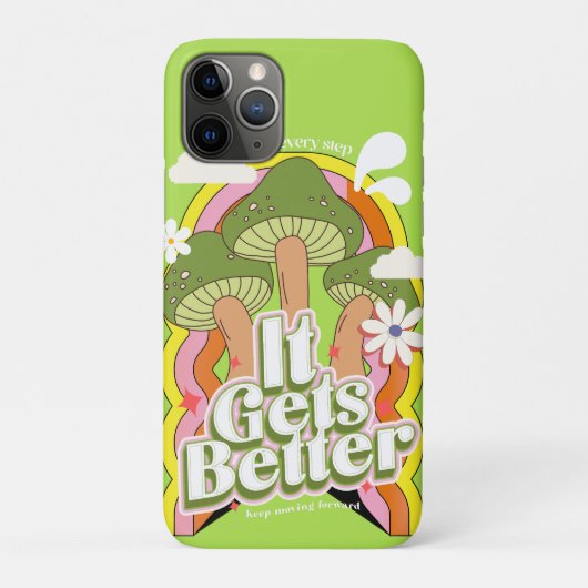 Es Wird Besser | Gute Vibes & Groovy Gefühle Retro Case-Mate iPhone Hülle (Rückseite)