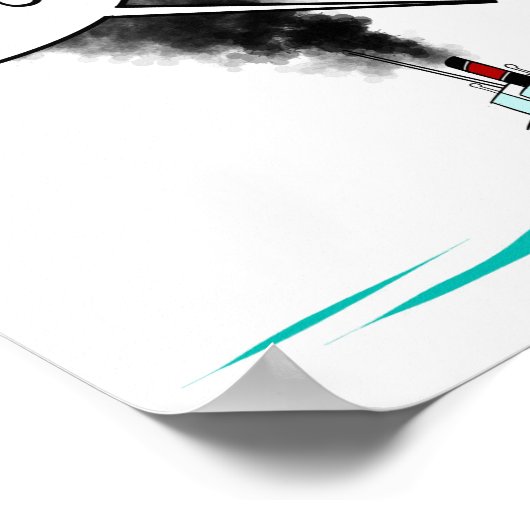 Es wird CRAY-po ausgesprochen Poster (Ecke)