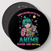 Es wird Drama singen Dancing Jazz Hände Button (Vorne & Hinten)