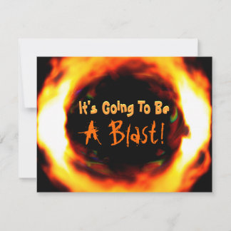 Es wird ein Blast!Einladung Einladung