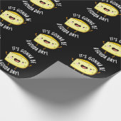 Es wird ein Gouda Day Funny Cheese Pun Dark BG Geschenkpapier (Ecke)
