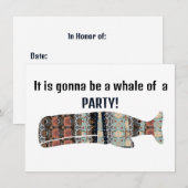 Es wird ein Party sein Einladung (Vorne/Hinten)