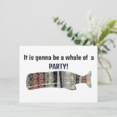 Es wird ein Party sein Einladung (Stehend Vorderseite)