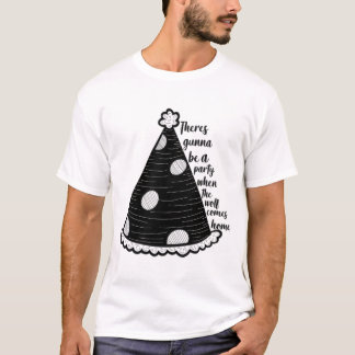 Es wird ein Party, wenn der Wolf Zuhause kommt T-Shirt