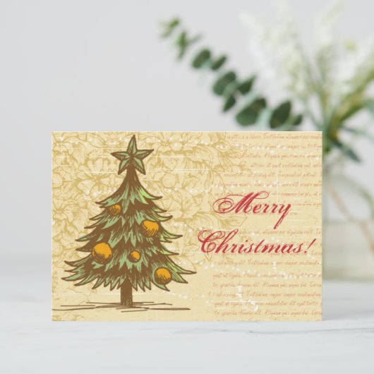 Es wird ein Weihnachtsfest werden Einladung (Stehend Vorderseite)