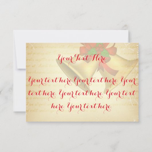 Es wird ein Weihnachtsfest werden Einladung (Rückseite)