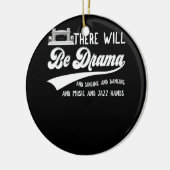 Es wird eine Bühne für Theatermusik geben Keramik Ornament (Links)