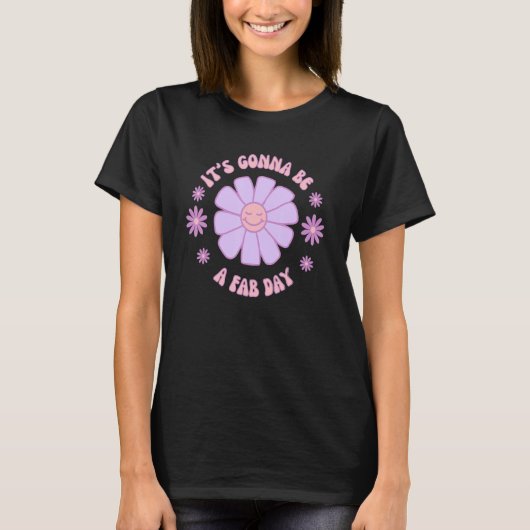 Es wird eine Fab-Day Pastel Blume oben T-Shirt (Vorderseite)