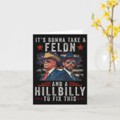 Es wird einen Felon und eine Hillbilly nehmen, um Karte (Gelbe Blume)