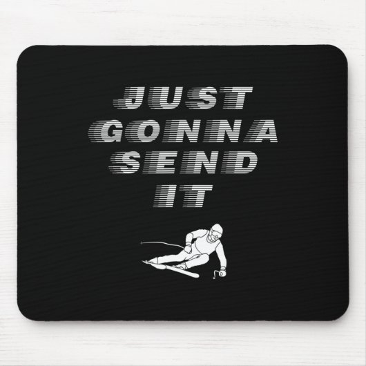 Es wird einfach Cooles grafisches Design senden Mousepad (Vorne)