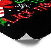 Es wird es sich nicht selbst Candy Cane Christma a Poster (Ecke)