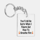 Es wird euch allen leid tun schlüsselanhänger (Vorderseite links)