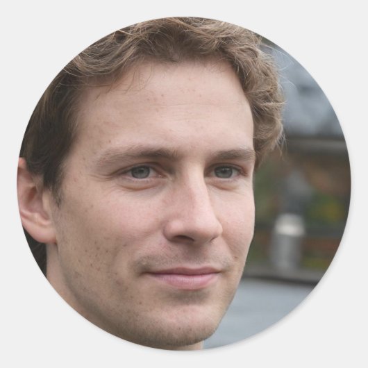Es wird geschehen runder aufkleber (Vorderseite)