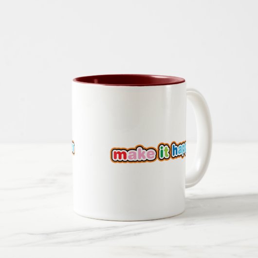 Es wird geschehen zweifarbige tasse (VorderseiteRechts)