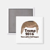 Es wird Hell Toupee Magnet (Vorderseite/Rückseite)
