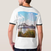 Es wird immer die Tappan Zee für mich Ringer T-Shirt (Rückseite)