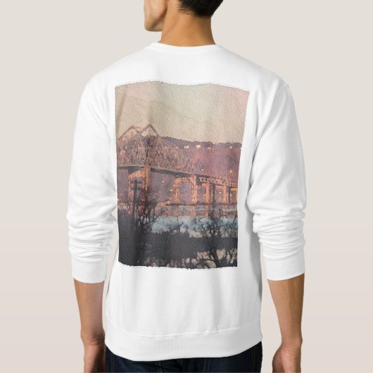 Es wird immer die Tappan Zee für mich sein Sweatshirt (Rückseite)