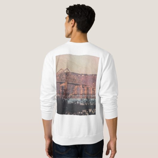 Es wird immer die Tappan Zee für mich sein Sweatshirt (Schwarz voll)