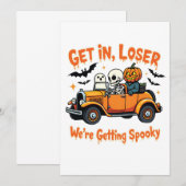Es wird immer locker, dass wir ein kurzes Hallowee Einladung (Vorne/Hinten)